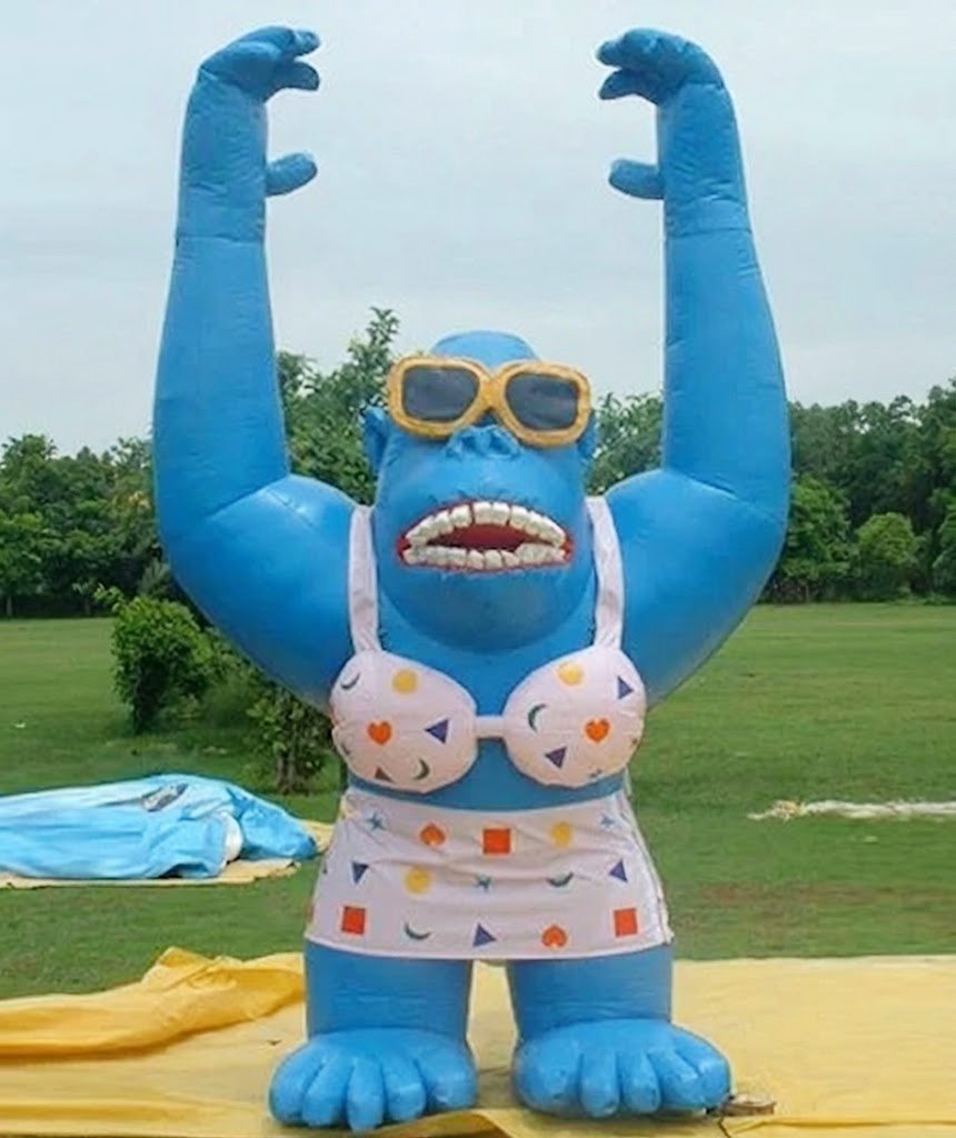 Giant Blue Gorilla Inflatable Balloon For USA & Canada