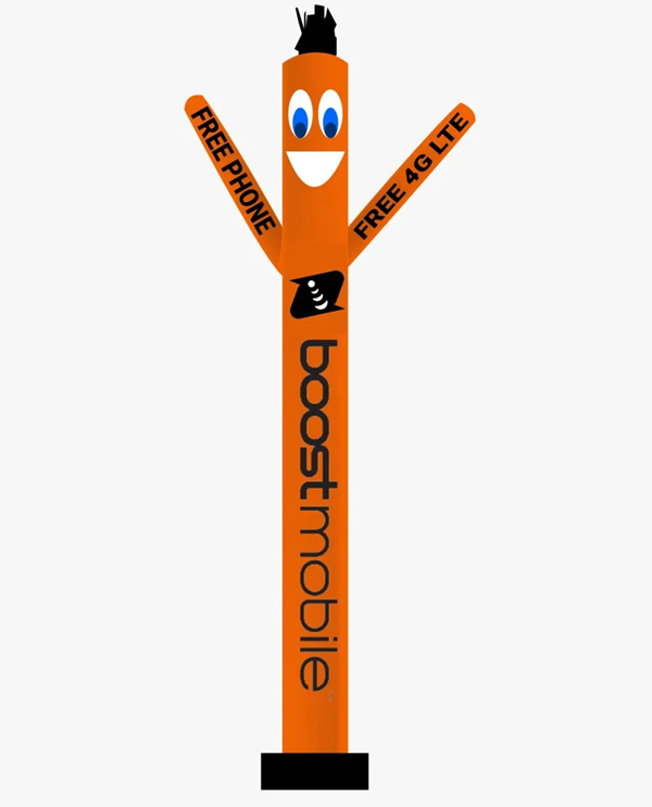 Orange Boost Air Dancer