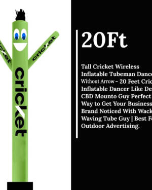 20 ft Solid Cricket Air Dancer With Cricket Logo - Image 4