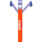 T Mobile Purple Orange Air Dancer