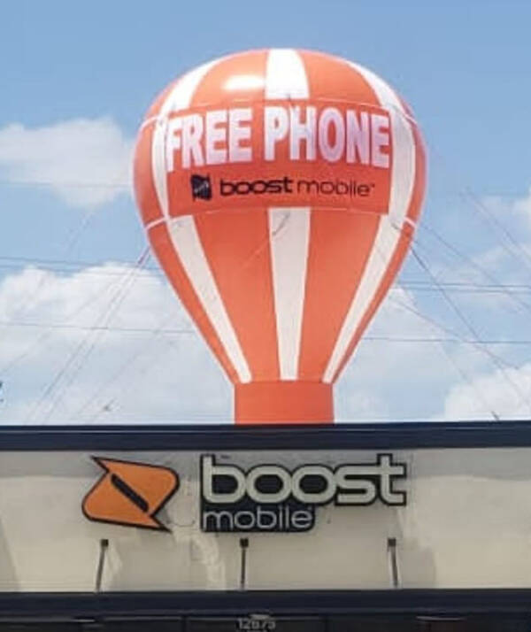 Boot Mobile Roof Top Balloon