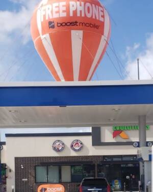 Boot Mobile Roof Top Balloon