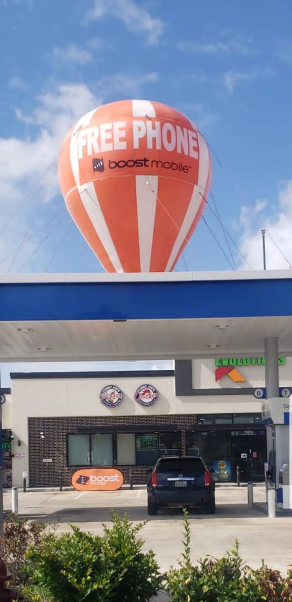 Boot Mobile Roof Top Balloon