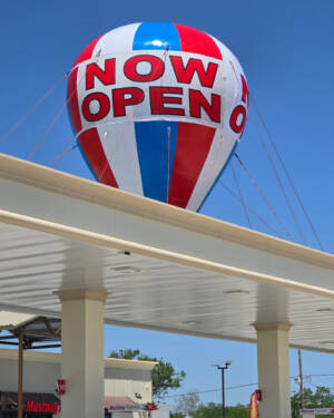 22ft Now Open Huge Inflatable Rooftop Balloon USA