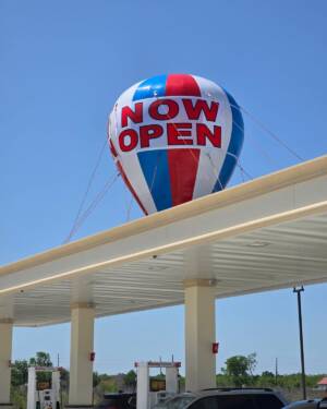 22ft Now Open Huge Inflatable Rooftop Balloon USA