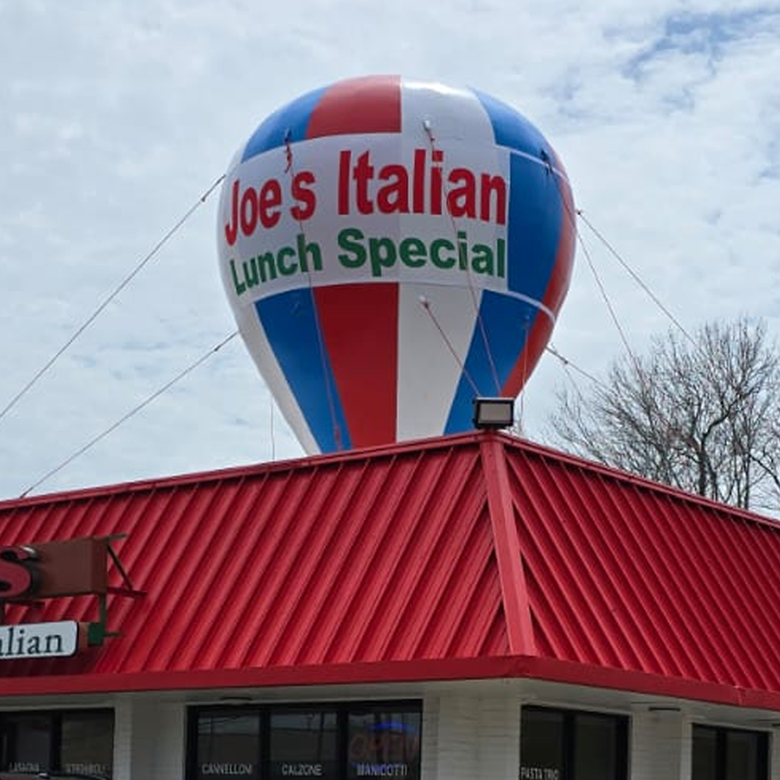 Custom Joes-Italian-Lunch-Special-Huge Advertising Inflatable Balloon