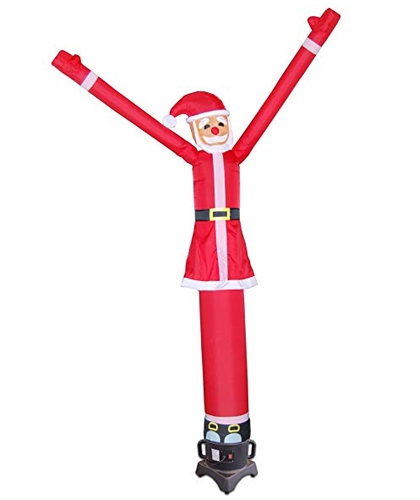 10ft Santa Claus Air Dancers - Spread Holiday Cheer with Inflatable