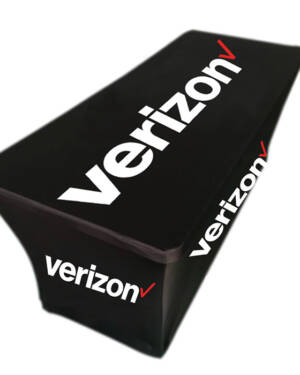 VERIZON WIRELESS ADVERTISING TABLE COVER 6 FT