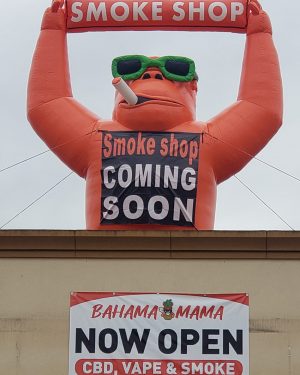 22 Ft Smoke Shop Giant Inflatable Gorilla - Best For Outdoor Advertising, Events Marketing & Business Promotion