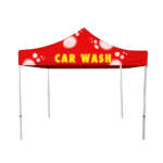 CAR WASH Red Tent