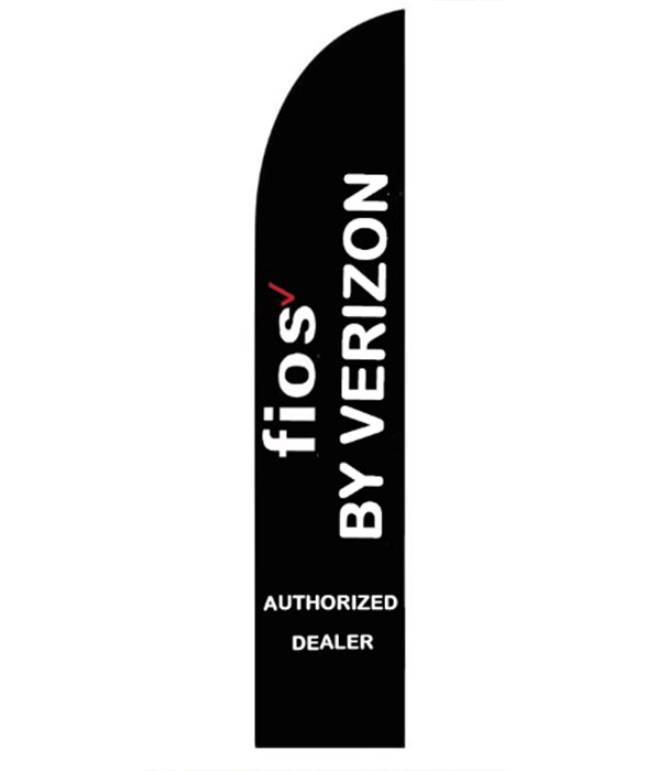 FIOS By Verizon Feather Flag