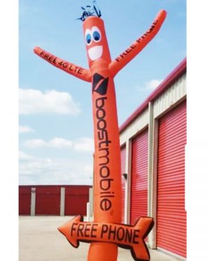 Boost Mobile Inflatable Tube Man With Arrow