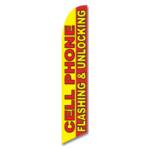Cell Phone Flashing & Unlocking Feather Flag