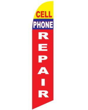 Cell Phone Repair Feather Flag