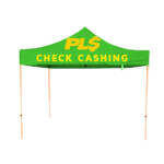 PLS CHECK CASHING Pop Up Tents