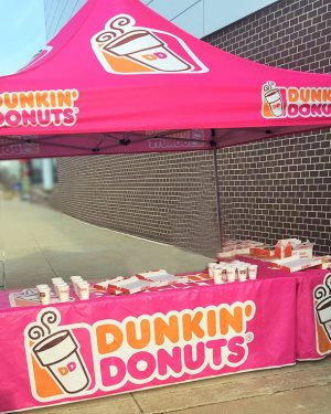 DUNKIN DONUTS Pop Up Tents