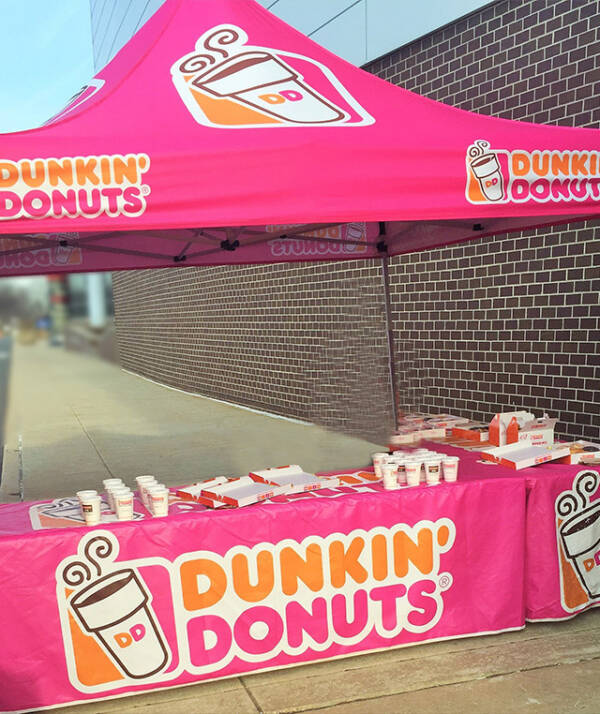 DUNKIN DONUTS Pop Up Tents