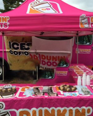 DUNKIN DONUTS Pop Up Tents 10x10ft