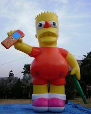 20 ft Bart Simpson's Giant Inflatable Advertising Balloon