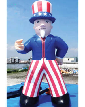 Uncle Sam Giant Roof Top Balloon 20 Ft