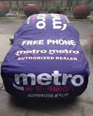 Metro by T Mobile Advertising Car Cover Free Phone