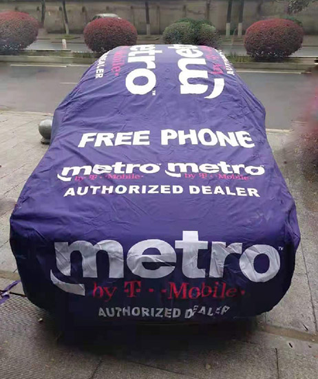 Metro by T Mobile Advertising Car Cover Free Phone