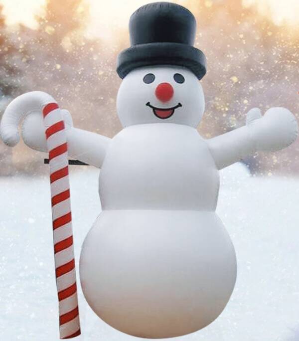 Snowman 20Ft Giant Inflatable Balloon - Snowman/Custom Holiday Season Inflatable
