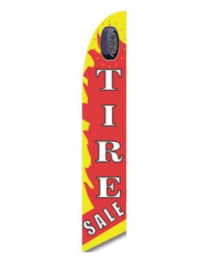 Tire Sale Feather Flag