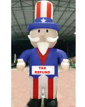 Tax Refund Uncle Sam Inflatable Costumes Suit