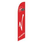 Virgin Mobile Feather Flag!