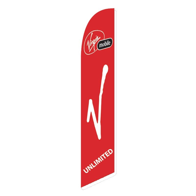 Virgin Mobile Feather Flag!