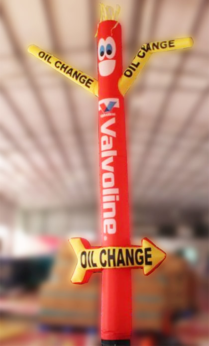 OIL Change Air Dancer Inflatable Tube Man