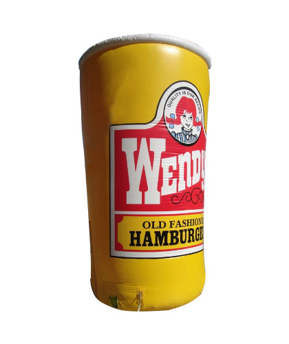 Wendys Inflatable Giant Roof Top Balloon 20 Ft