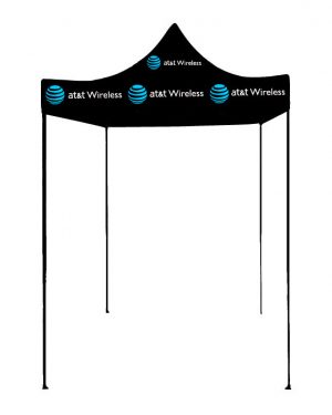 at&t Wireless Pop Up Advertising Tent 5 x 5 Ft