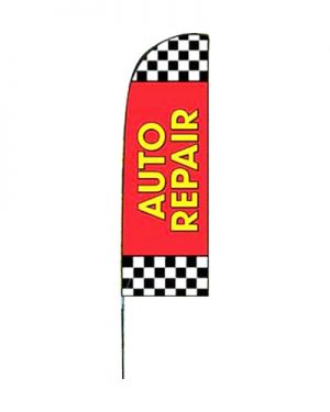 Auto Repair Feather Flag