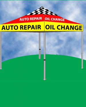 Auto Repair - Oil Change Pop Up Tents 10ftx10ft