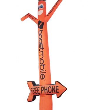 Boost Mobile Air Dancer With Arrow Sign
