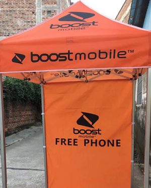 Boost Mobile Android Tent