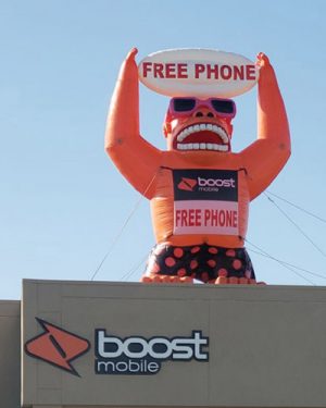 Boost Mobile Giant Inflatable Gorilla 20 Ft