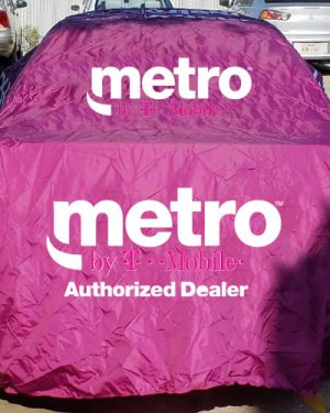 Metro by T Mobile Advertising Car Cover