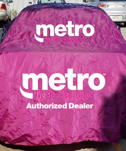 Metro by T Mobile Car Cover