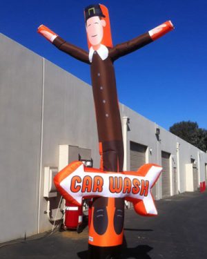 Custom Car Wash Air Dancer Inflatable Man