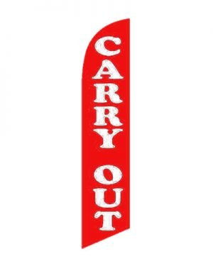 Carry Out Feather Flag