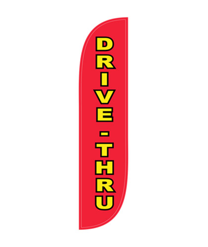 Drive-Thru Feather Flag