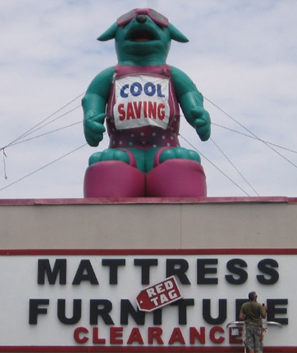 20ft Green Giant Inflatable Advertising Balloon