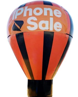 Iphone Sale Boot Mobile Inflatable Giant Roof Top Balloon 20 Ft