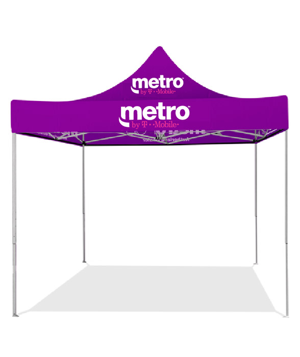 Metro by T Mobile Pop Up Advertising Tent 10 x 10 Ft