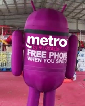 Metro by T Mobile Android Inflatable Costumes Suit