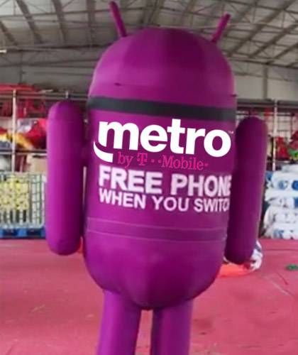 Metro by T Mobile Android Inflatable Costumes Suit