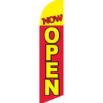 Now Open Feather Flag